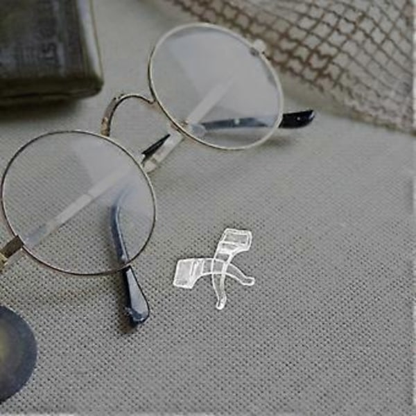 10 par silikon glasögon halkskydd öronkuddar passar för 5mm glasögon (Transparent)
