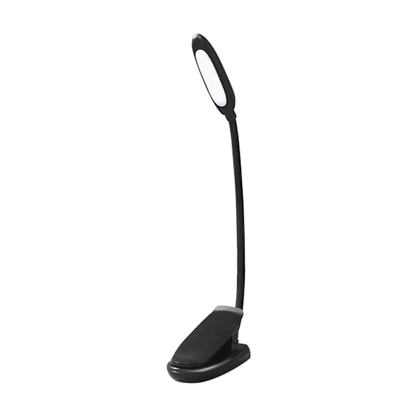 Läslampa, LED Läslampa Klämlampa USB Uppladdningsbar, 360