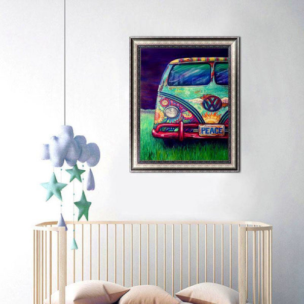30x40cm 5D timanttimaalauskirjonta ristipistotyö DIY