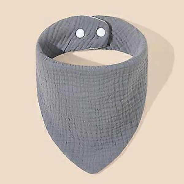 Baby Bandana Dregellappar 5-färgad Mjuk & Absorberande Baby Bitlappar Baby Dregellappar för Dreglande & Tandsprickningspresent A