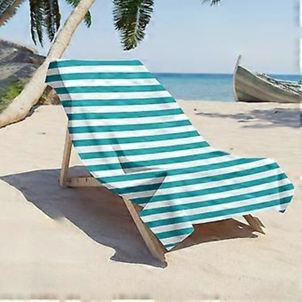 Strandhåndklæde Oversized Stribet Letvægts Pool Håndklæde Voksen Mænd Og Kvinder Svømning Rejsehåndklæde