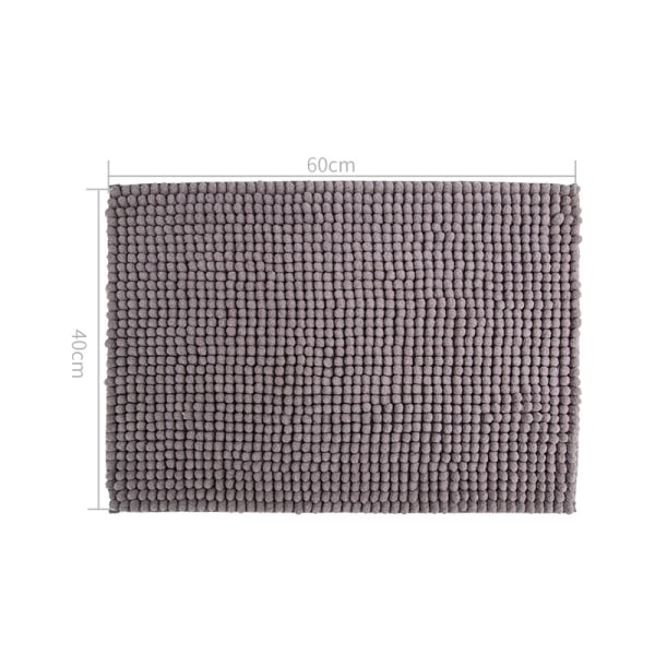 Ekstra Absorberende Bademåtte Maskinvaskbar Chenille Mikrofiber