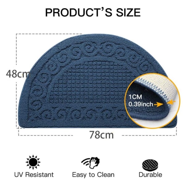 Moon Tree Mat Sisätiloihin, Kestävä Liukumaton Matto, Sisäovi Matto, Imu