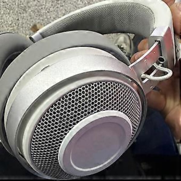 Bløde ørepuder Udskiftning Is Gel/Protein Skind til 7.1 V2 Hovedtelefoner Headsets Ørepuder 7.1 Surround Sound Komfort Sort Black a