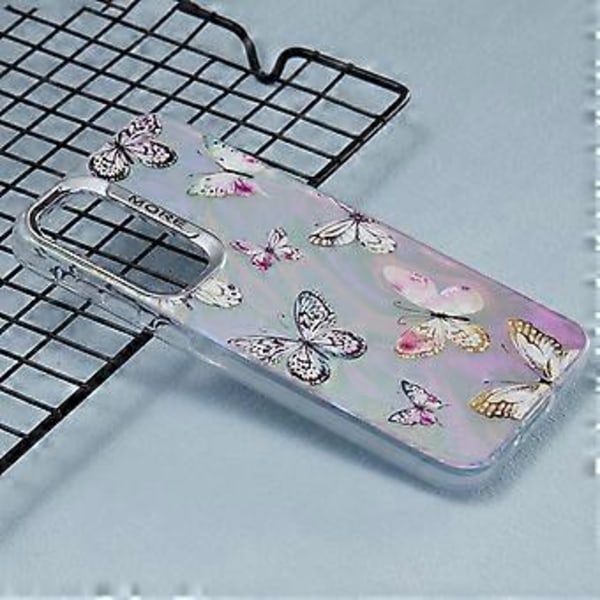 Samsung Galaxy S25+ -kotelo Laser TPU+PC Puhelinkuori Galvanoidulla Perhoskuviolla - AB2 AB2