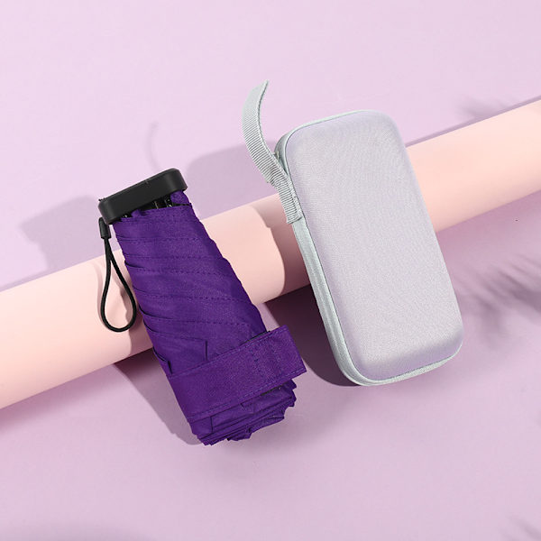 Lilla mini paraply, ultra let foldbar paraply, egnet til