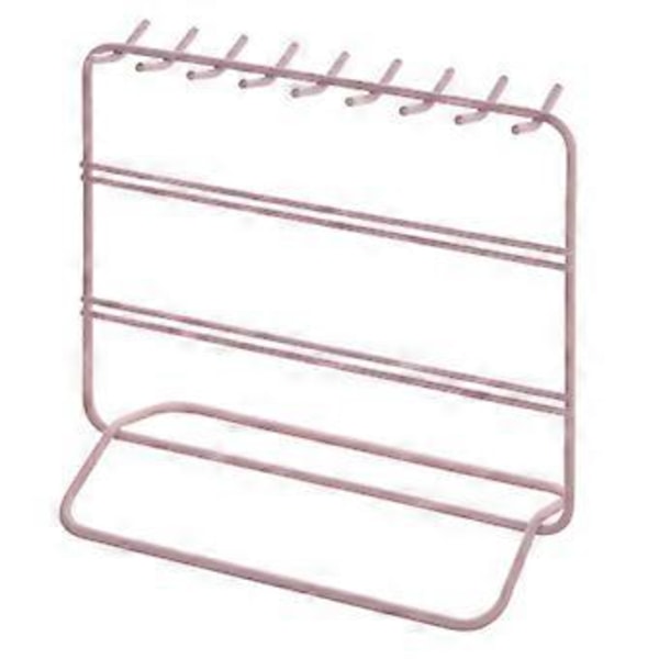Smykkestativ i jernkunst Øreringeholder Øredråbe Display Rack Organizer