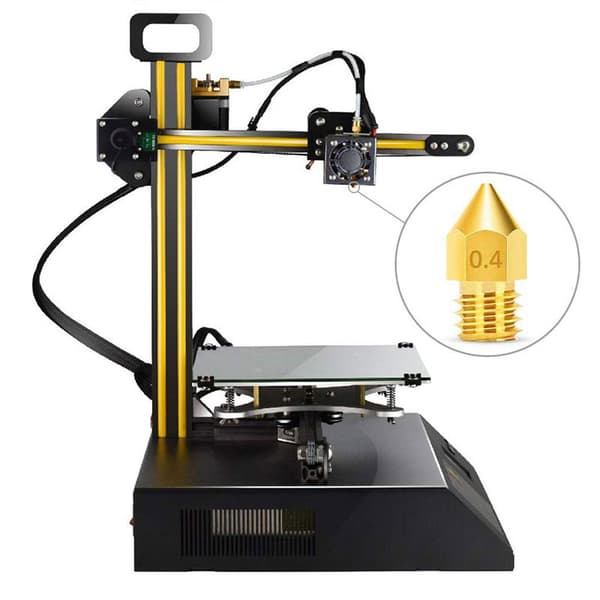 3D-printerdyse Ekstruderdyse for MK8 + Rustfritt Stål Nei