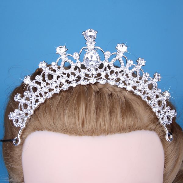BRUDE Tiaraer og Kroner til Kvinder Rhinestone Dronning Krone Prinsesser
