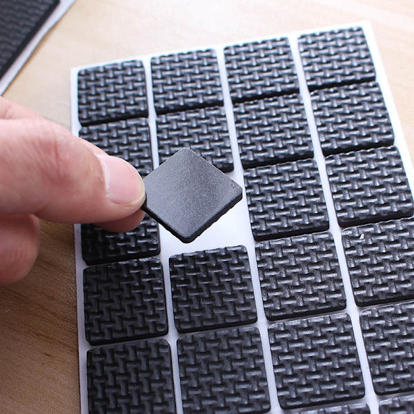 60 stycken halkfria gummipads, självhäftande möbelfötter
