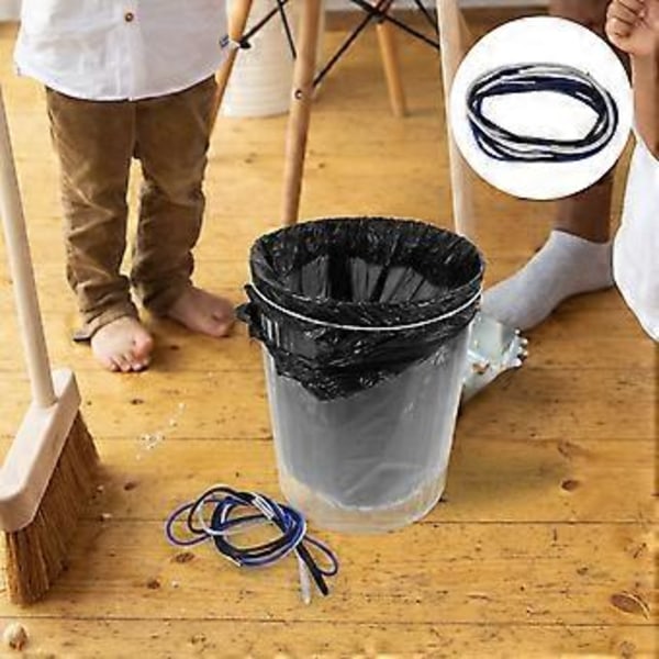 3 stk. Søppelbøtte Gummistrikker Elastiske Bånd For Søppelbøtte Handlepose Fester Elastiske Bånd Søppelbøttepose Bånd Kraftige Gummistrikker Søppelbøttebånd Fi