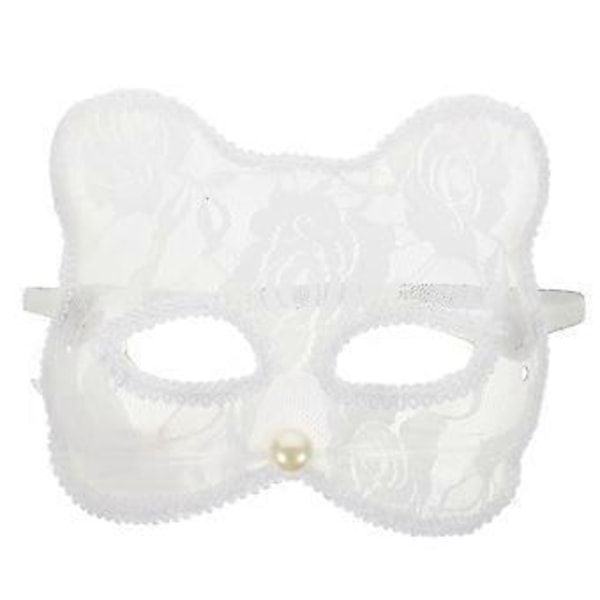 Halloween Fest Maske Delikat Halv Ansigt Cosplay Maske Blonde Cosplay Maske Maskerade Maske