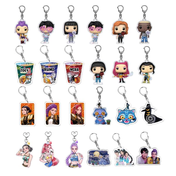 KPOP Witch Hunters Julekalender Blind Box Nøkkelring Ornament - Stil E