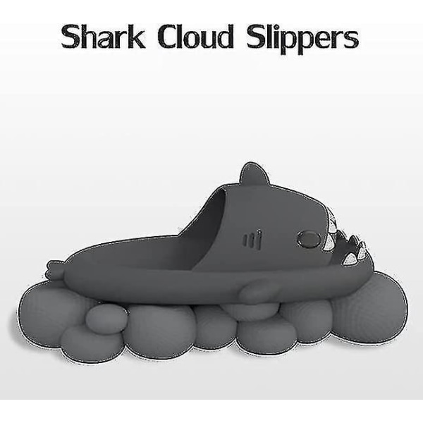 Cloudy Shark Slides, Cloud Sharks, 2022 Kesän Söpöt Hai Slipparit Naisille Ja Miehille..