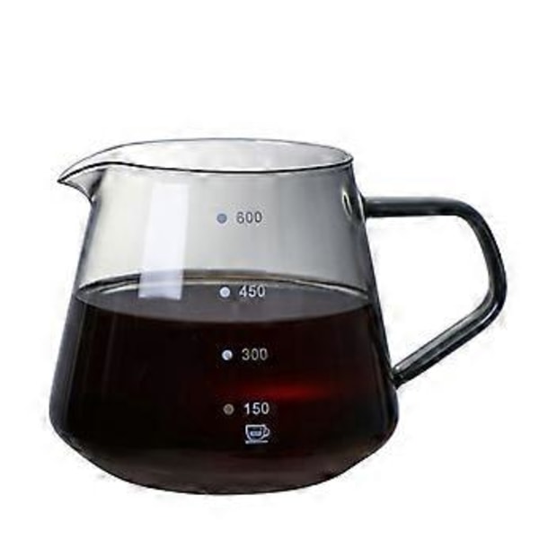 Kaffekanne i glass Kaffefilterkopp Bløtleggingsfilterkopp Filterpapir Kaffekanne Håndbrygget kaffeapparat Filter Smart kopp