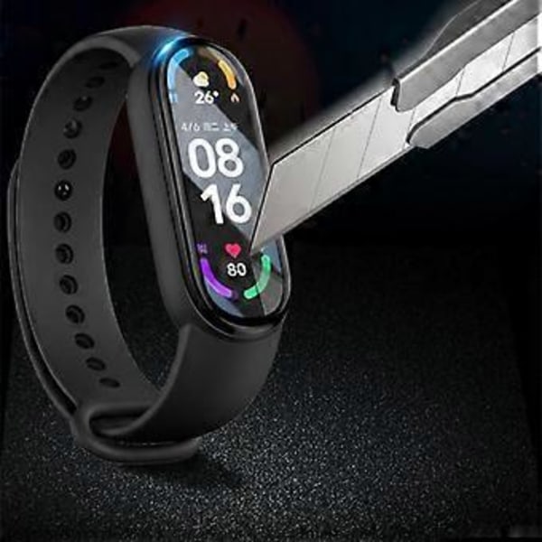10D Filmglas för Xiaomi Mi band 7 Skärmskydd Miband 7 6 Smart Klockarmband Fullständigt