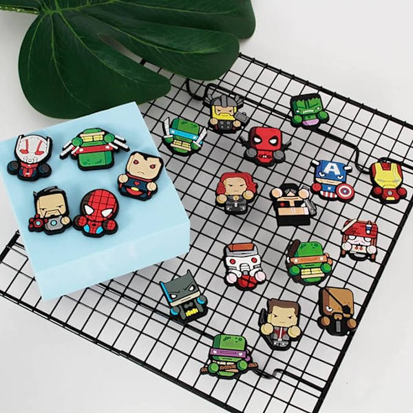 Satunnainen 20 kpl Avengers magneettijääkaappimagneetti jääkaapin tarra