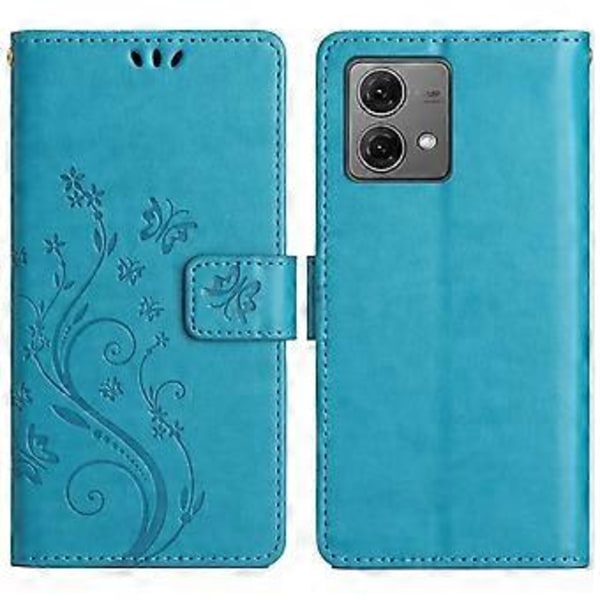 För Motorola Moto G85 5G/S50 Neo 5G Fodral PU Läder Plånboksfodral med Rem Style B