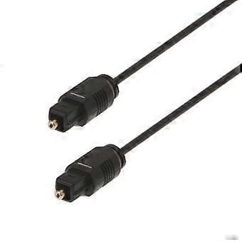 Digital Optisk Lydkabel For Toslink SPDIF DVD CD 0.5m Svart