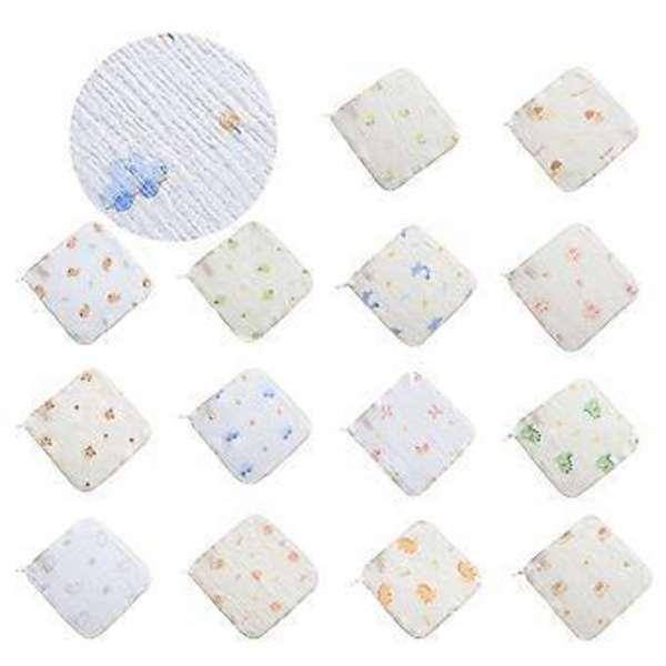 Funktionell Baby Rapduk Muslin Bandana Halsduk Måste Ha Salivhandduk Harts Tryckknapp för Blöjbyte & Ansiktstvätt car