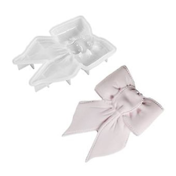 Sløyfeknute Oppbevaringsbrett Form Gips Plsater Silikonform Smykke Display Organiserer Epoxy Resin Former Brikkeform Håndverk 1