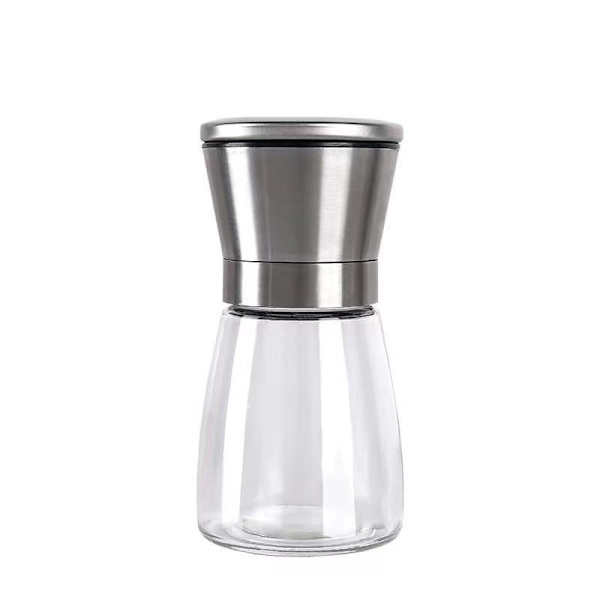 Pepper Salt Grinder Set of 2 - Pepper Crusher Manual Mill Shakers