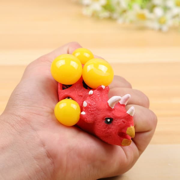 Sæt med 3 Anti Stress Squishy Multifarvede Håndtræningsbolde, Sl