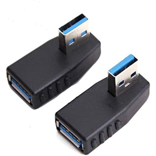 USB 3.0 Adapter 90 Degree Male to Female Connector Left and Right