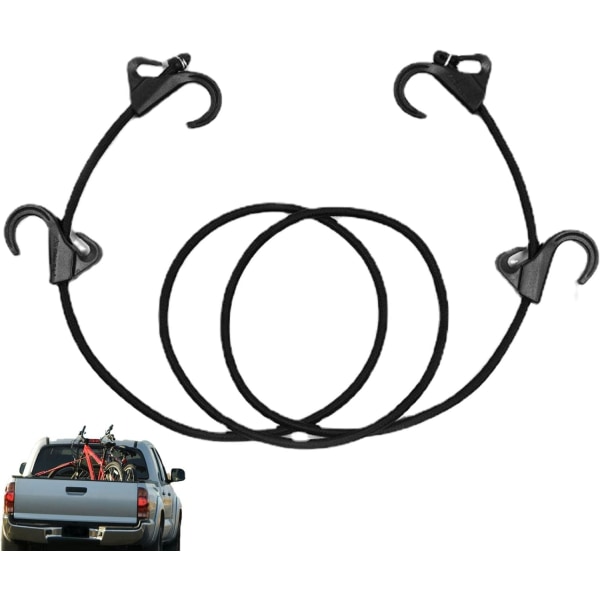 2 st Utomhus Bungee Cord - Bungee Cords för Camping - Bungee Rop