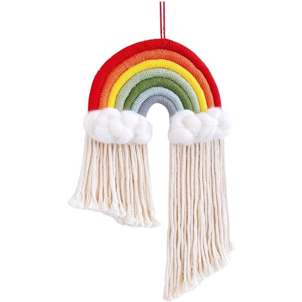 Rainbow Wall Hanging, Macrame Woven Wall Hangings, Rainbow Macram