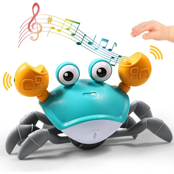 Sensing Crawling Crab, Tummy Time Baby Toys, Interactive Walking