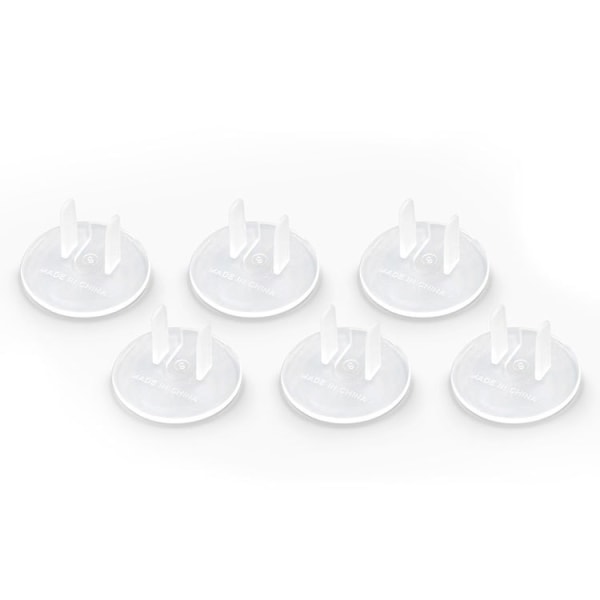 50 Pack Clear Outlet Covers Value Pack – Baby Safety Outlet Plug
