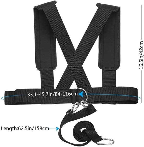 Svart - elastisk motstandsband, elastisk, styrke og fart, trening