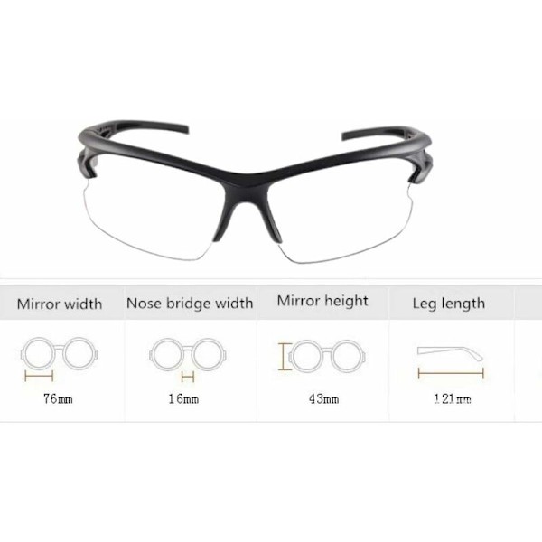 Goggles-3-pakning klare sikkerhedsbriller, beskyttelsesbriller med plast