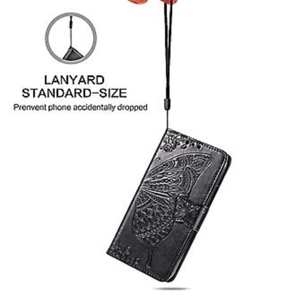 Läderfodral för Huawei P30 Black
