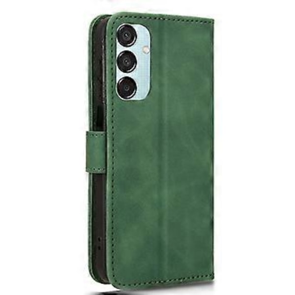 Til Samsung Galaxy M15 5G Etui Hud-Berørings Læder Flip Stand Telefon Cover Style C