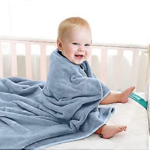 Håndkle Supermykt Lite Babi Bade Håndkle Baby Håndkle Nyfødt Håndkle Teppe Egnet For Liten Babis Delikate Hud Blue