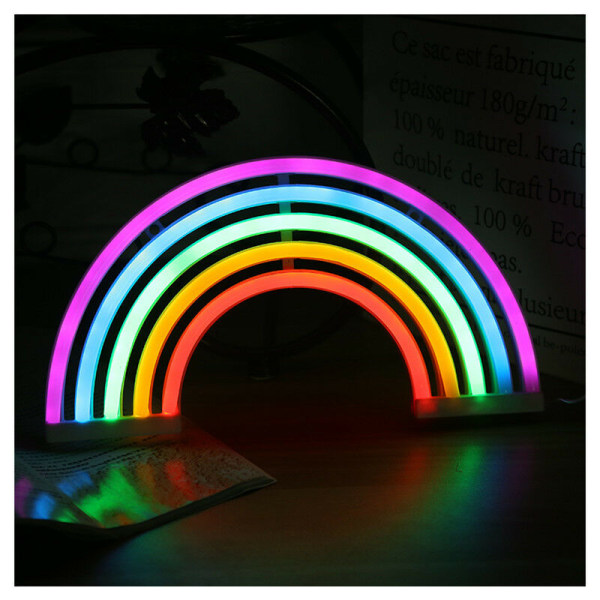 Neonlys, Hengende Neonlys USB/Batteri Planet Lampe Neonlys