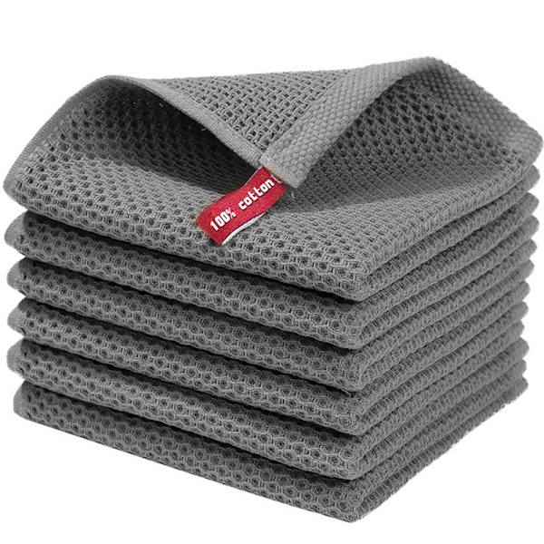 Set med 4 Kökshanddukar 34*34cm Grå
