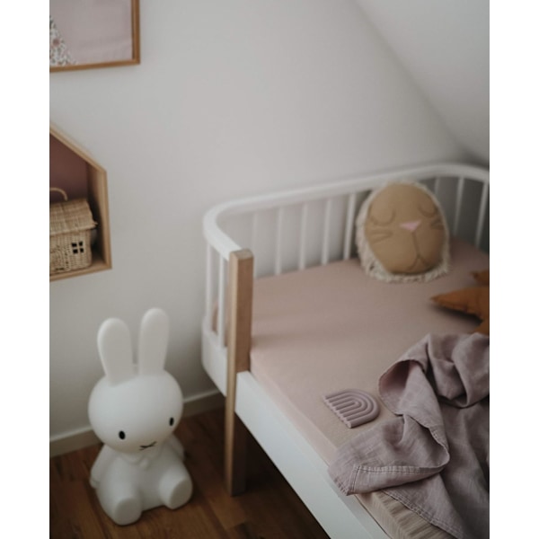 Ekstra blød muslin fitted lagen til vugge | 28\"x 52\" (Cereal)