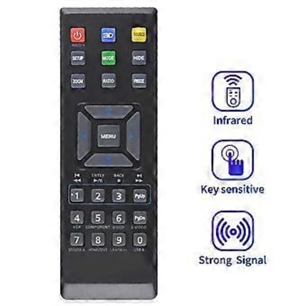 Ersättningsfjärrkontroll för Acer Projektor V12S AS211 P1283 M413 PE-X42 V12X AX316 P1283N