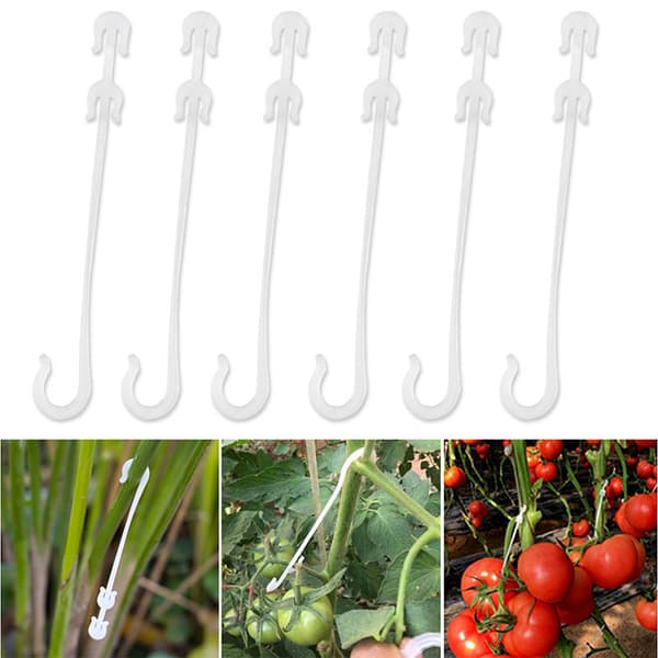 100 Stykker 9,5CM Tomatholderklips Tomatplanter J-form for T
