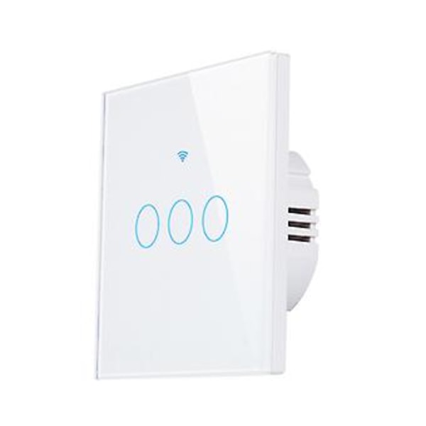 2/3/4-vägs Smart Strömbrytare Tuya Touch App-kontroll INGEN Noll-ledare Krävs color07 3Gang