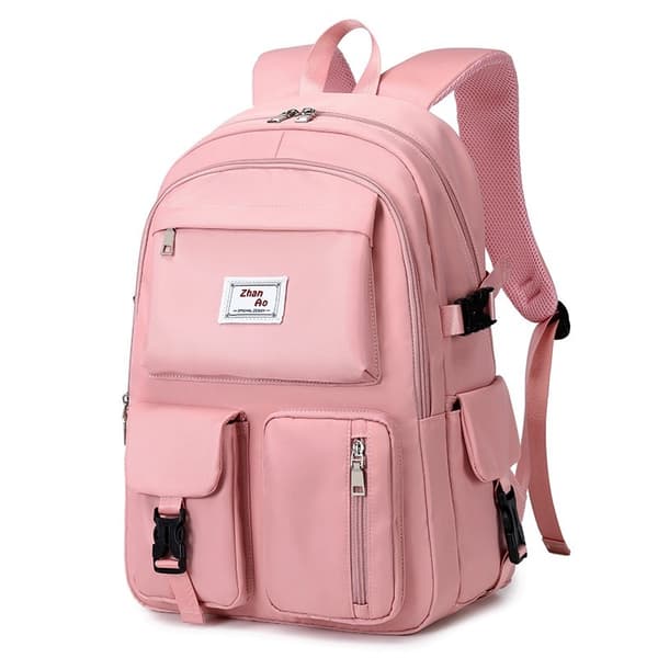 Skoletaske til 15,6\" Computer, Skuldertaske Design Rejsetaske - Pink