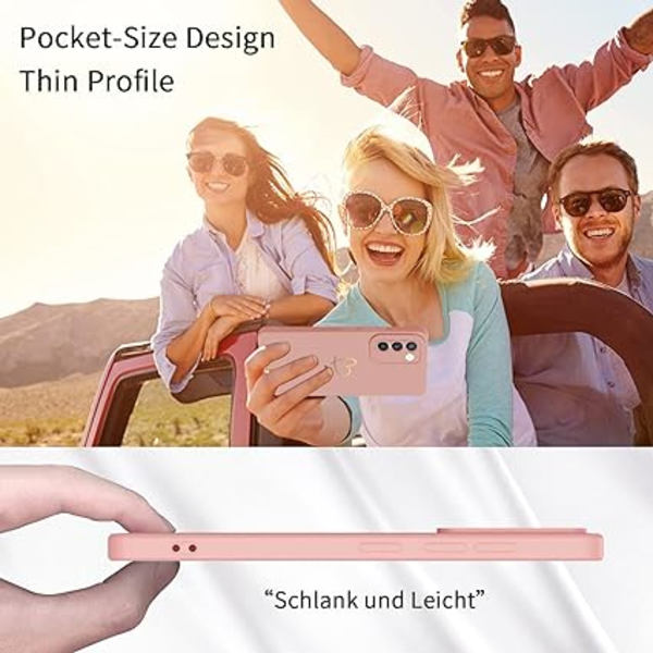 Rosa, Samsung S22 5G-fodral med kameraskydd, hög kvalitet