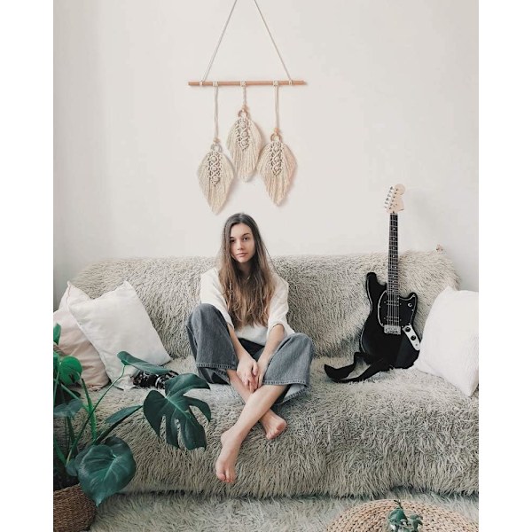Makramee Seinävaate Boho Makramee Deco Makramee Sulka Seinävaate