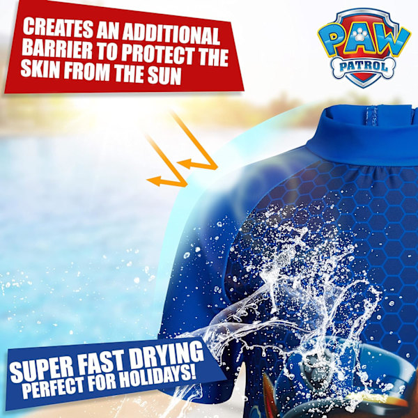 Paw Patrol Drenge Badetøj Paw Patrol Heldragt Pool Dragt