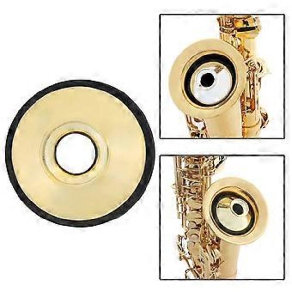 Altsaxofon Dämpare Ljuddämpare Altsaxofon Mute Ljuddämpare Lättviktig Saxofon Dämpare Saxofon Ljuddämpare Silver Silver