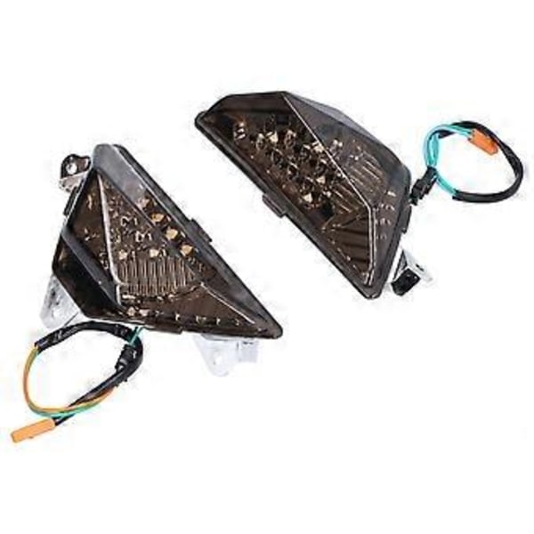 2 STK Front Blinklys LED Indikator Venstre Høyre Erstatning for KAWASAKI NINJA 1000 20172021Brun