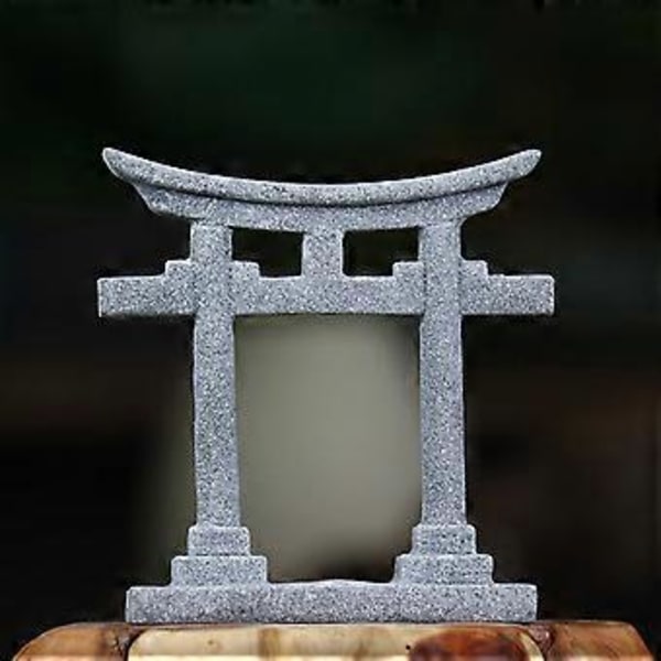2 stk. Simuleret Torii Ornament Fisketank Ornament Fisketank Torii Skulptur Dekor Akvarietilbehør